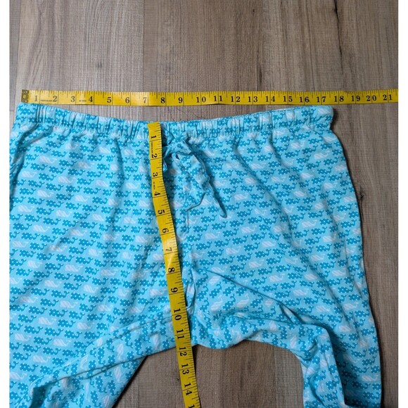 Vineyard Vines Size M Flannel Pajama Pants Whale Sleepwear Lounge Preppy EUC - Picture 9 of 10